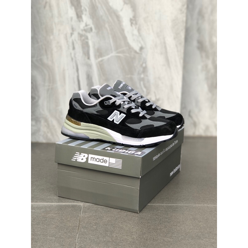 Sepatu New Balance 992 Black Grey - NB 992