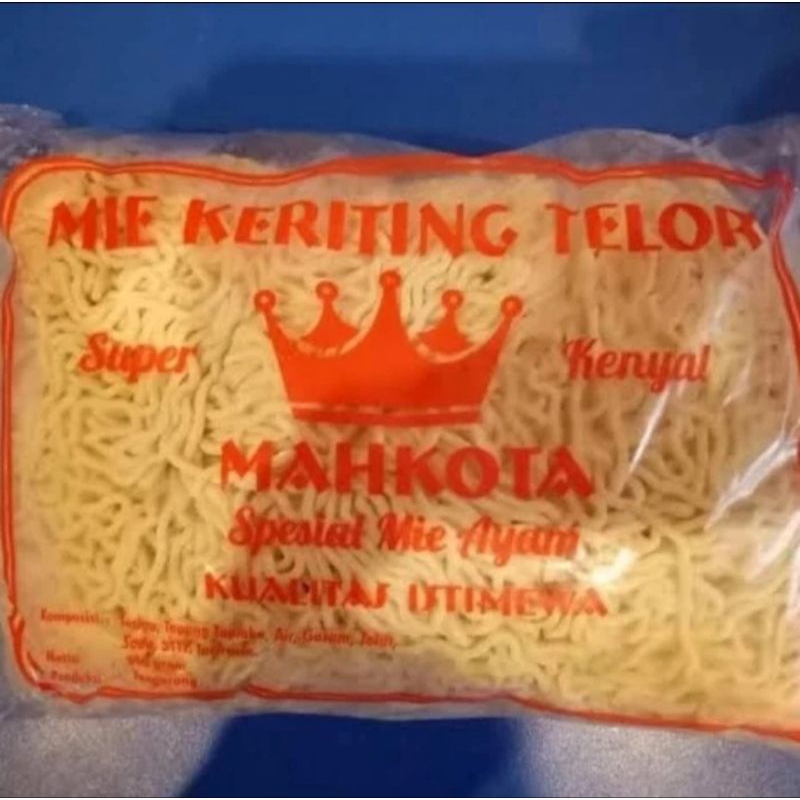 

Mie Keriting Telor Mahkota Spesial Mie ayam - 1 Pack / isi 6 Pcs