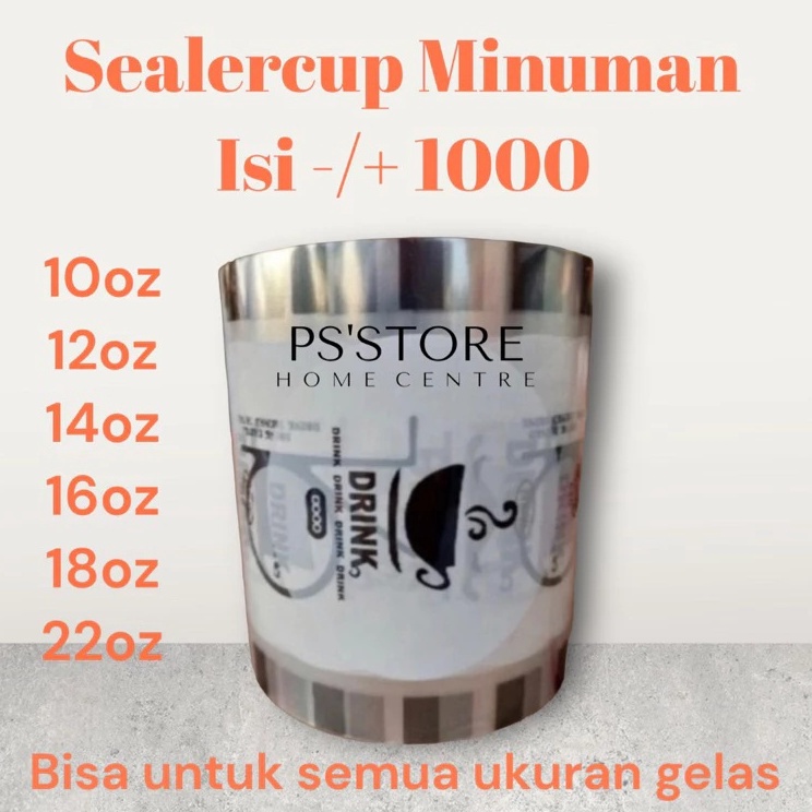 Terkini Grosir Plastik Seal CupSealer Cup Minuman dengan beberapa varian