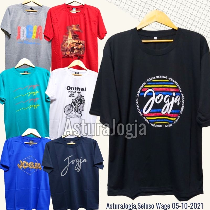 KAOS JOGJA PRIA WANITA || Baju Jogja || Kaos Distro Malioboro Yogyakarta