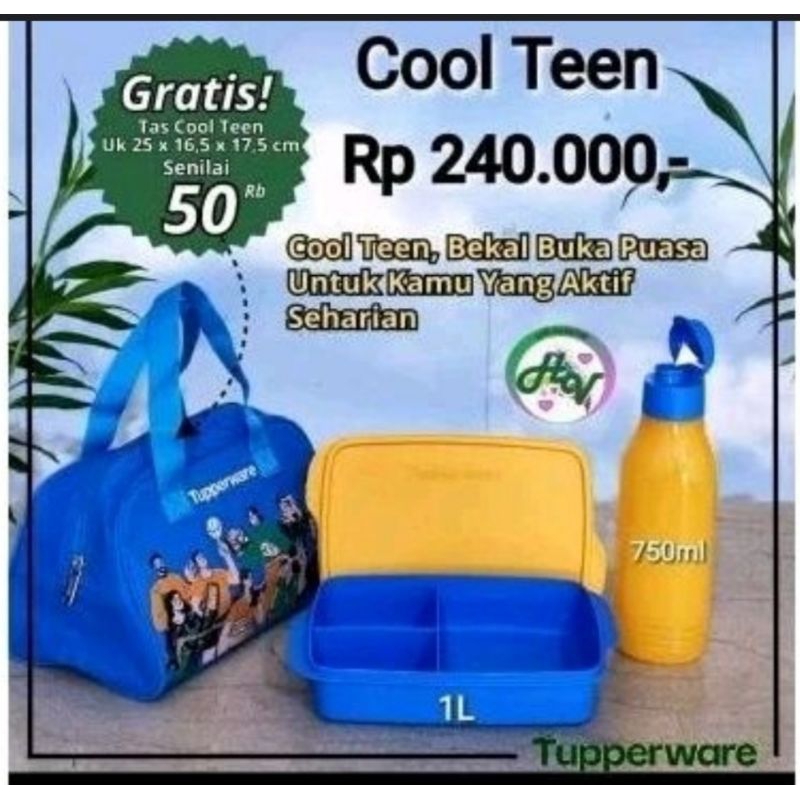 COOL TEEN LUNCH SET TUPPERWARE
