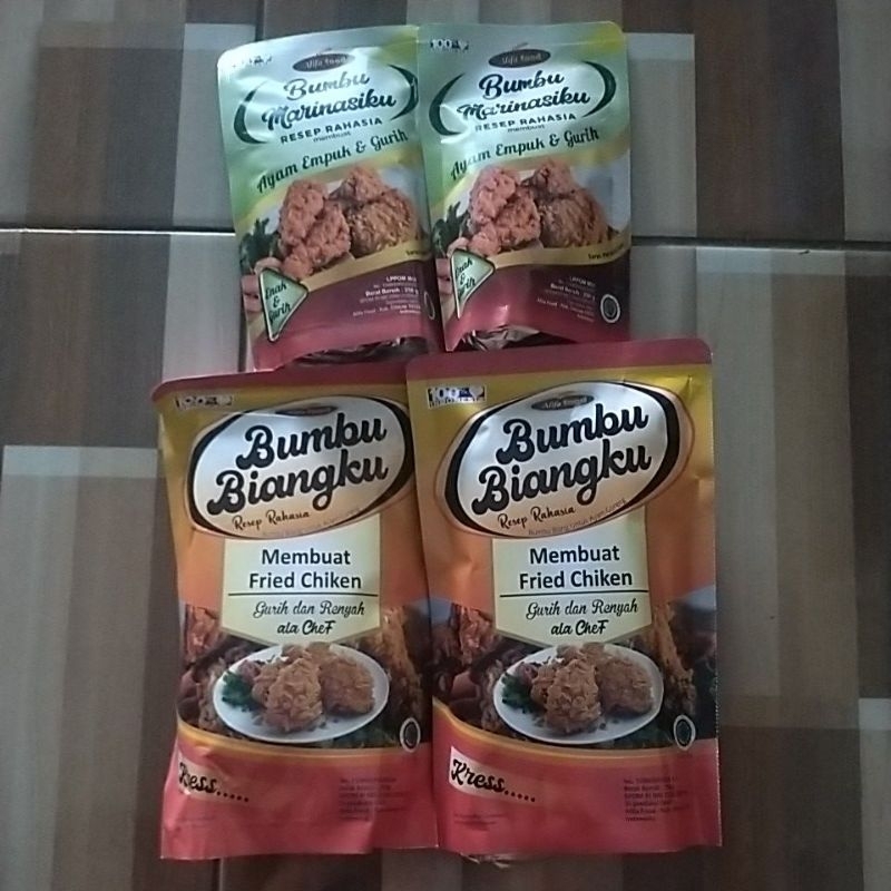 

bumbu biang dan marinasi 2 paket