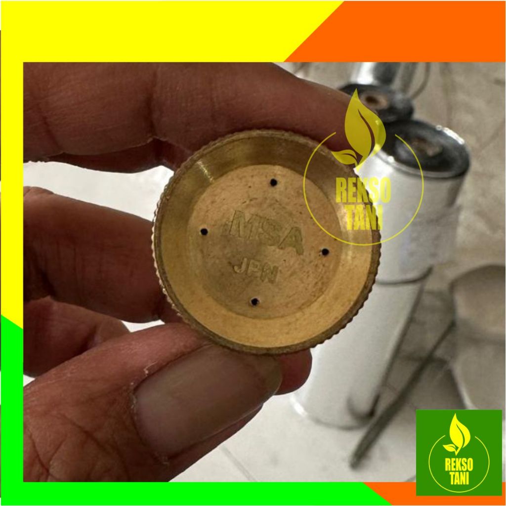 NOZEL SPUYER KUNINGAN LUBANG 4 PREMIUM SAKAI MSA JEPANG/ NOZEL KUNINGAN LUBANG 4 KABUT