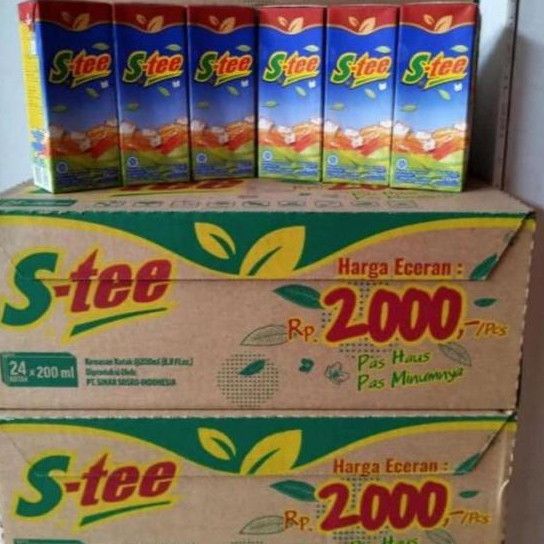 

S-TEE KOTAK 200 Ml Isi 24 Pcs Per Dus