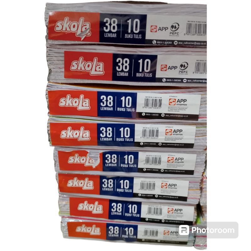 

Buku tulis skola 38lembar 58lembar