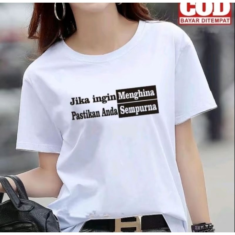 Rvv Collection KAOS DISTRO // KAOS KATA-KATA / KAOS WANITA / KAOS PRIA / KAOS WANITA POPULER / KAOS 