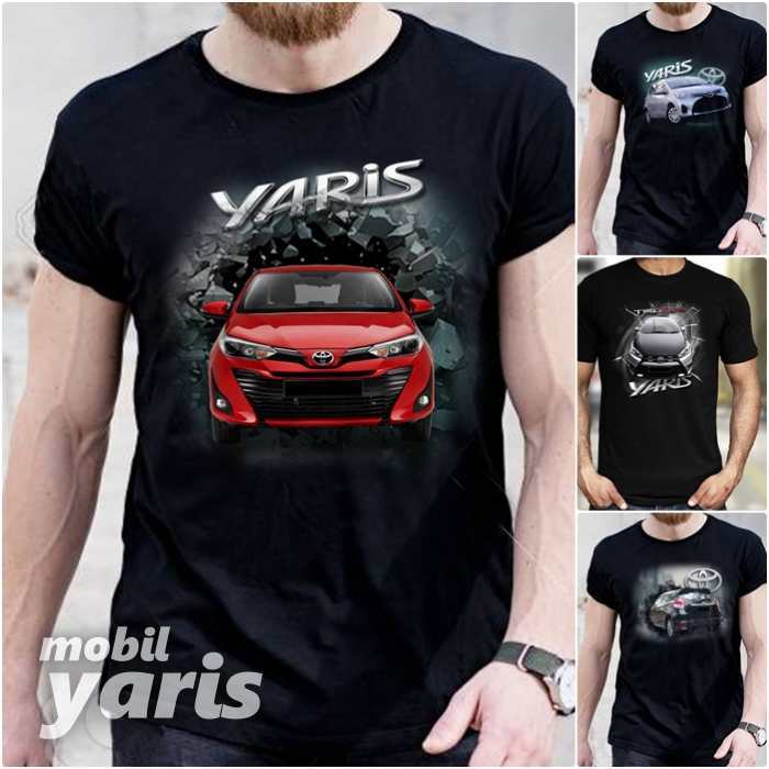 Kaos MOBIL Toyota Yaris Baju Komunitas Car Club Distro Dewasa dan Anak