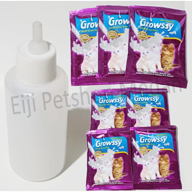 Dot Bayi Kucing Growssy Dot Anak Kucing Kitten Kelinci Susu Bayi Kucing Botol Susu Eiji Petshop Meda