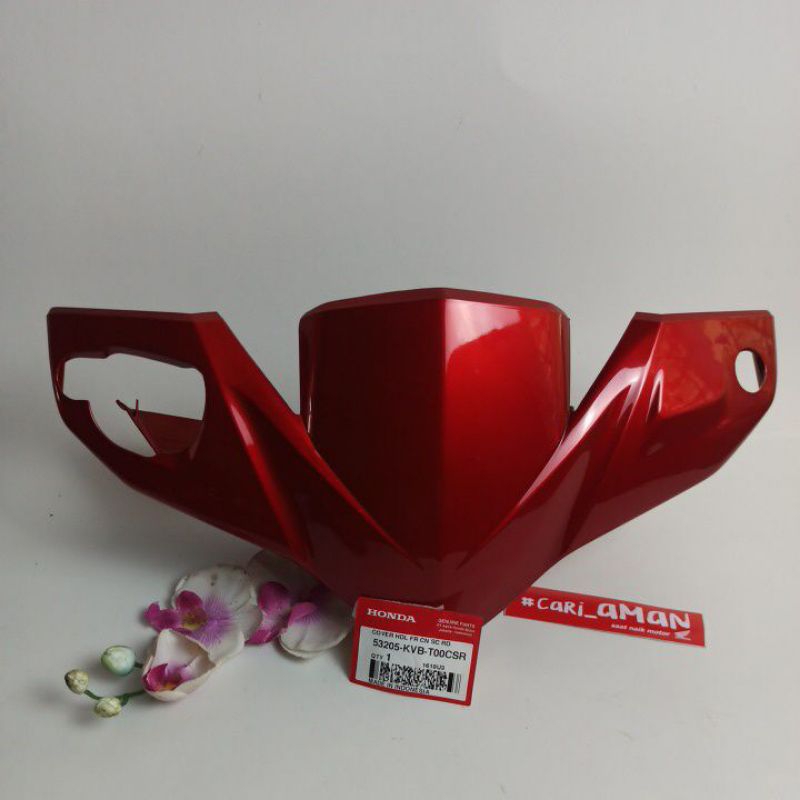 Cover batok Handle Front merah Metallic – Vario techno 110 Karbu53205-kvb-T00csr cbs ori Ahm