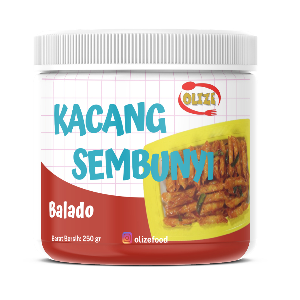 

Kacang Sembunyi Balado OLIZE 250gr Termurah Pedas Mantap Terenak Cemilan Snack Homemade