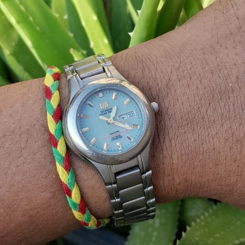 Jam tangan wanita Elgin USA FK 1202C Titanium