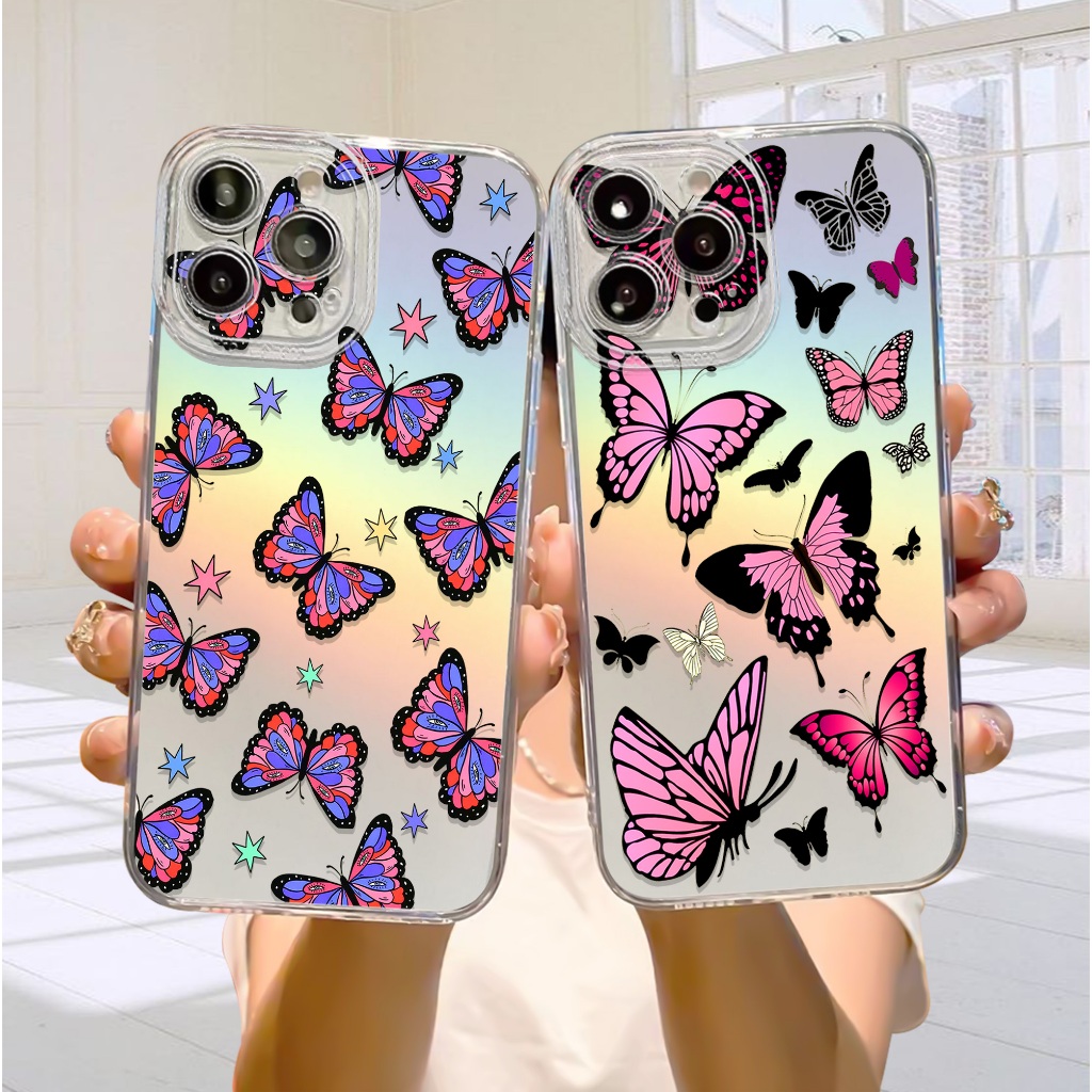 Case Hologram OPPO A5S A11K A12 A7 A15 A15S A57 A77S A58 4G Motif ( 25 ) Softcase Hologram Bening Te