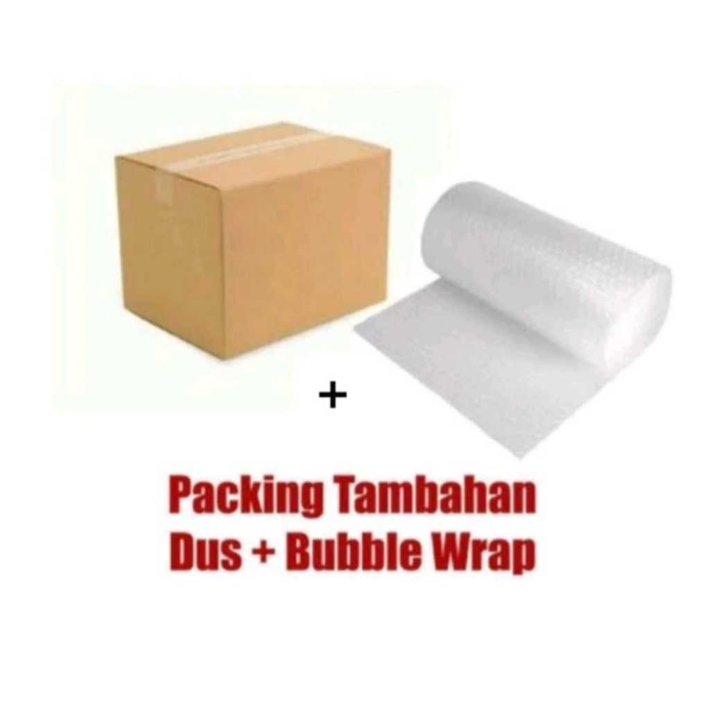 

TAMBAHAN EXTRA BUBBLE WRAP DAN KARDUS AGAR AMAN SAMPAI TUJUAN