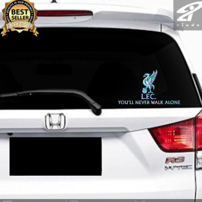SINDEH GRAPHICA CUTTING STICKER KACA MOBIL LIVERPOOL KLUB BOLA STICKER HOLOGRAM STIKER MOBIL KEREN