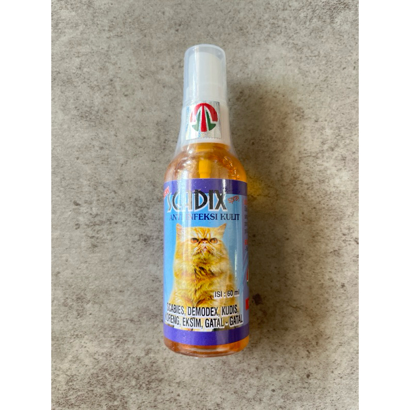scadix spray untuk scabies kucing
