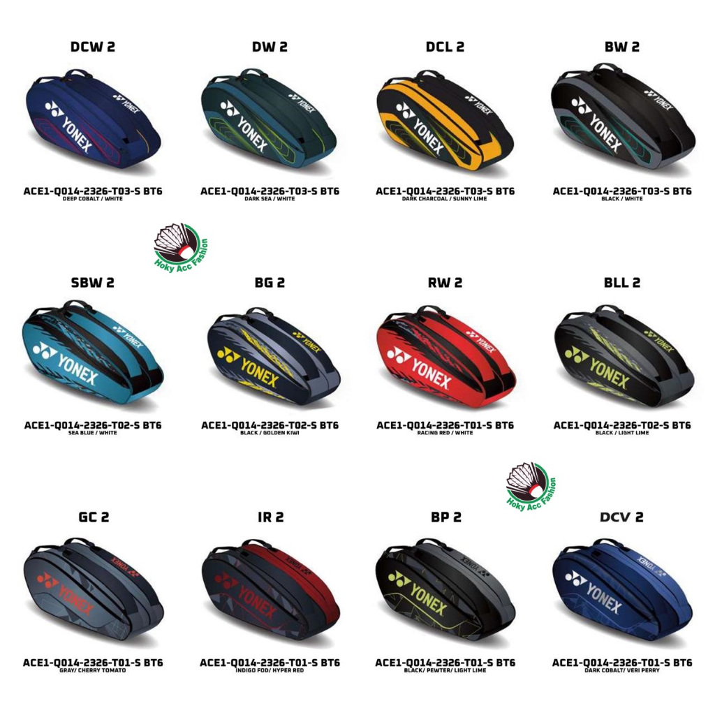 Tas Badminton Bag Yonex ACE 1 - ACE1-Q014-2326-T03-S BT6 Original
