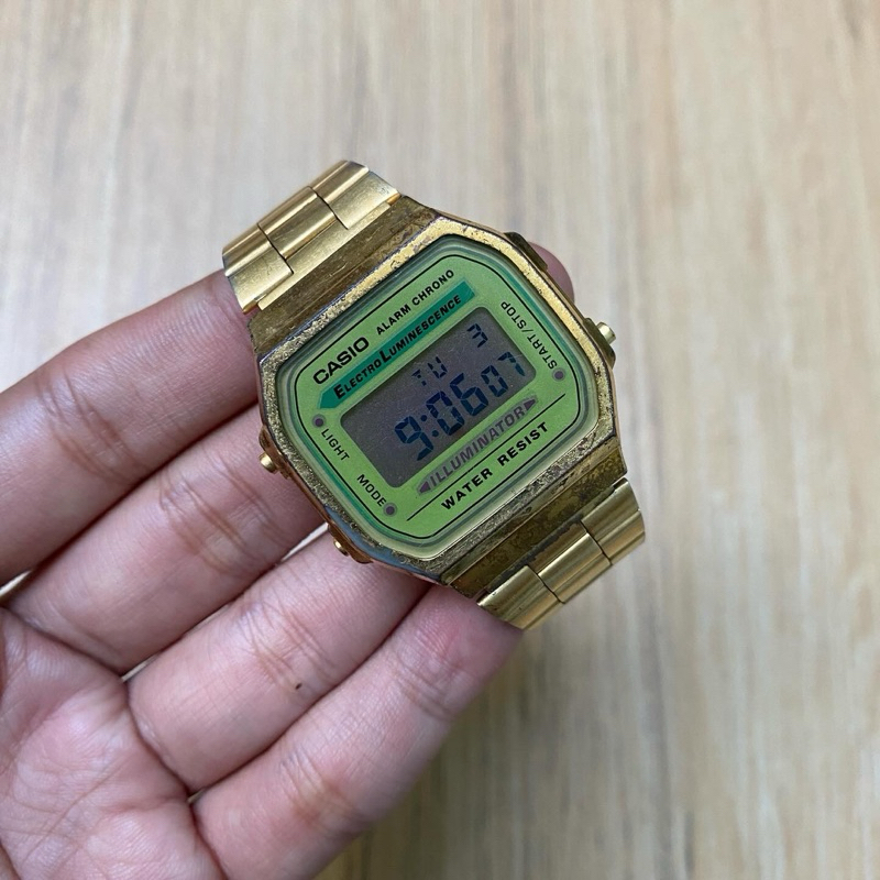 Jam Tangan Second - Casio A168 Original