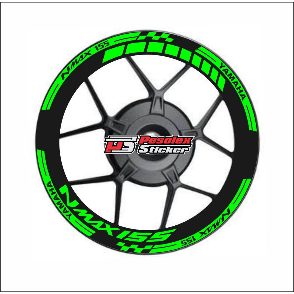 Cutting Sticker Lis Velg Motor NMAX 013