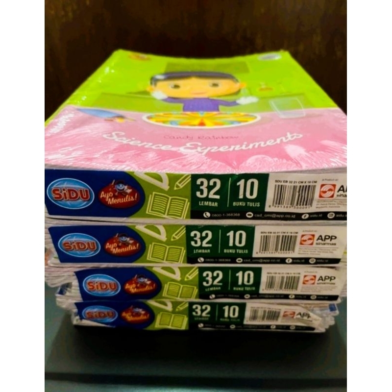 

Buku tulis SIDU 32 Sinar Dunia 32, 1 pak isi 10 buku