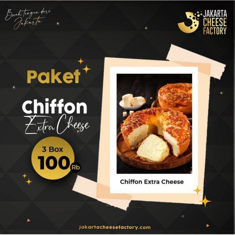 

Paket 3box Chiffon Extra Cheese