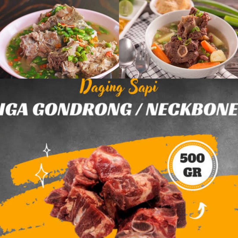 

iga gondrong/iga neckbone 500gr