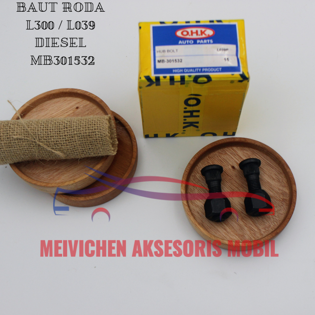 BAUT RODA HUB BOLT MOBIL L300 L039P DIESEL MERK OHK JAPAN OEM BERGARANSI