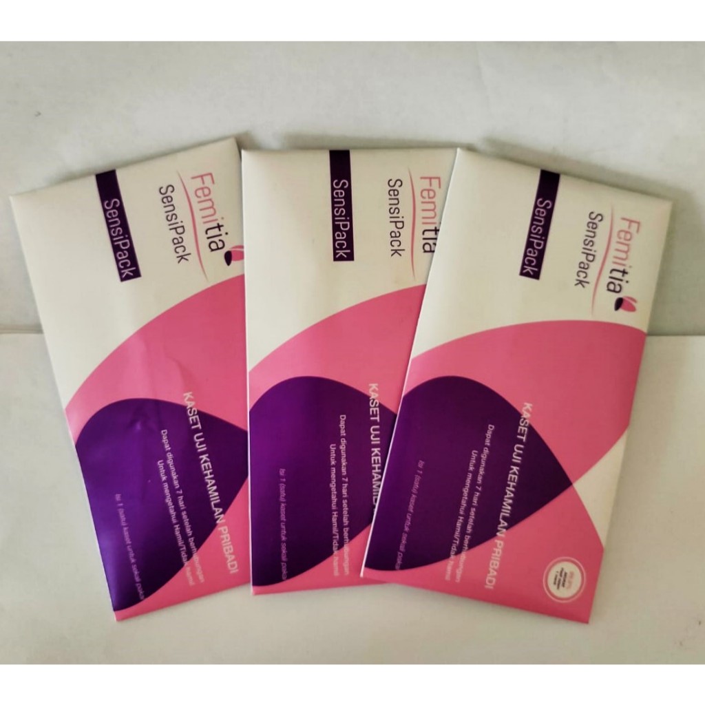 Tespek Femitia Sensipack - Strip Tes Kehamilan Pribadi isi 1 Strip