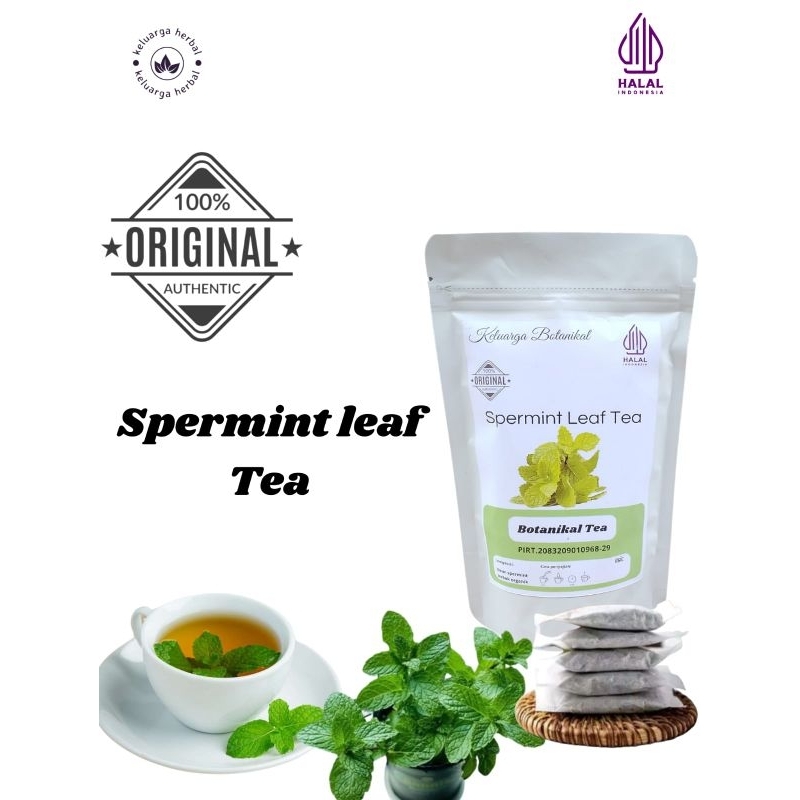 

teh spermint | spearmint leaf tea isi 20 & 30 tea bag kantong celup siap seduh