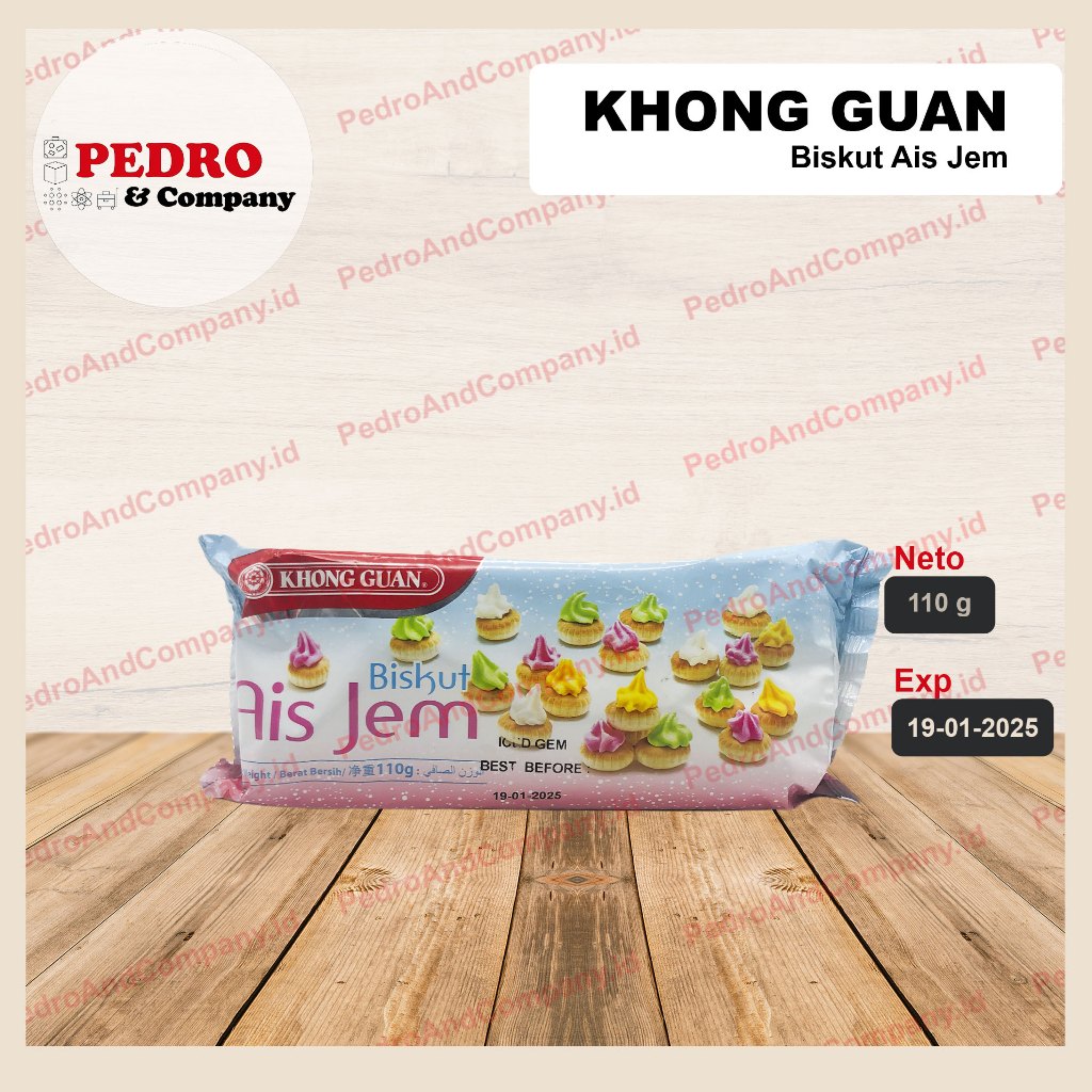 

Khong Guan - Biskuit ais jem/ biscuit (110 gr) snack jadul