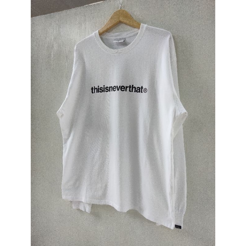 Long Sleeve thisisneverthat white tshirt