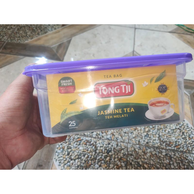 

2 Box Teh Celup Tong Tji Isi 50 Bag Free Plastic Box Cantik Merk Tong Tji
