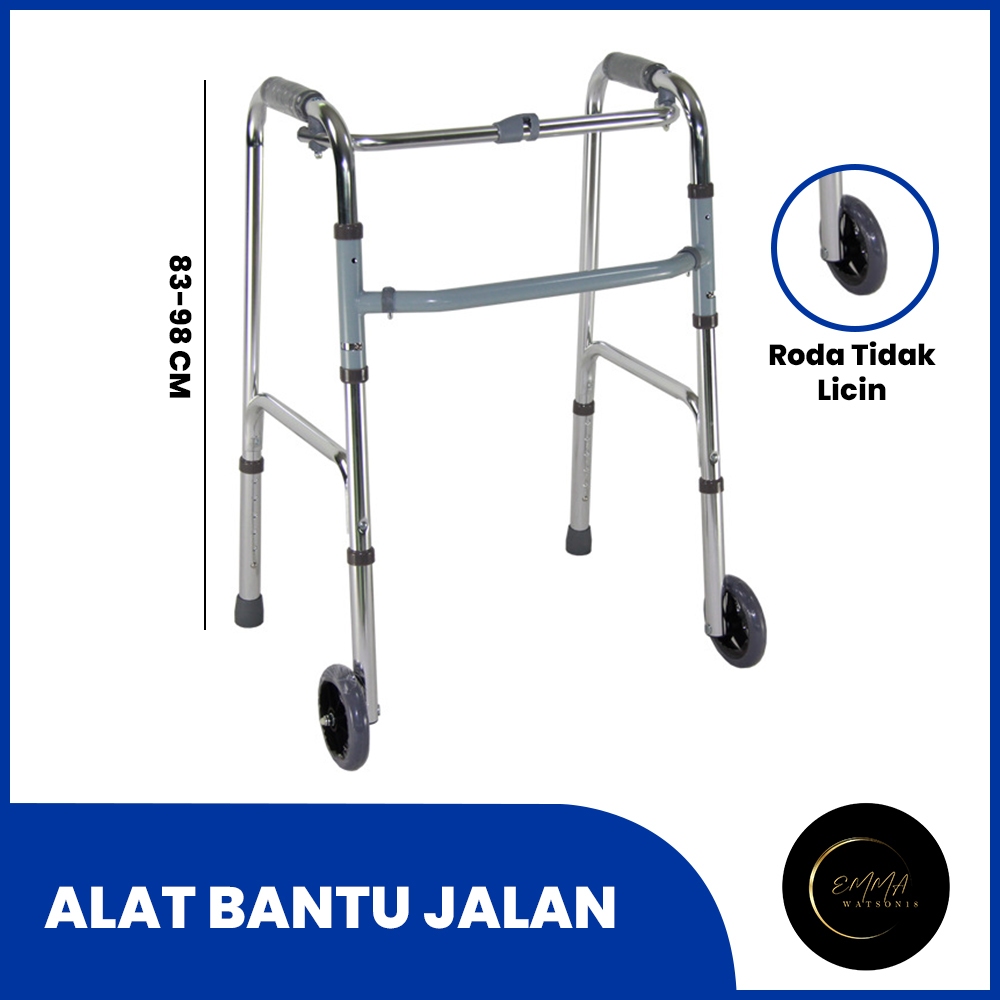 EM WALKER ALAT BANTU JALAN LANSIA MANULA DENGAN RODA