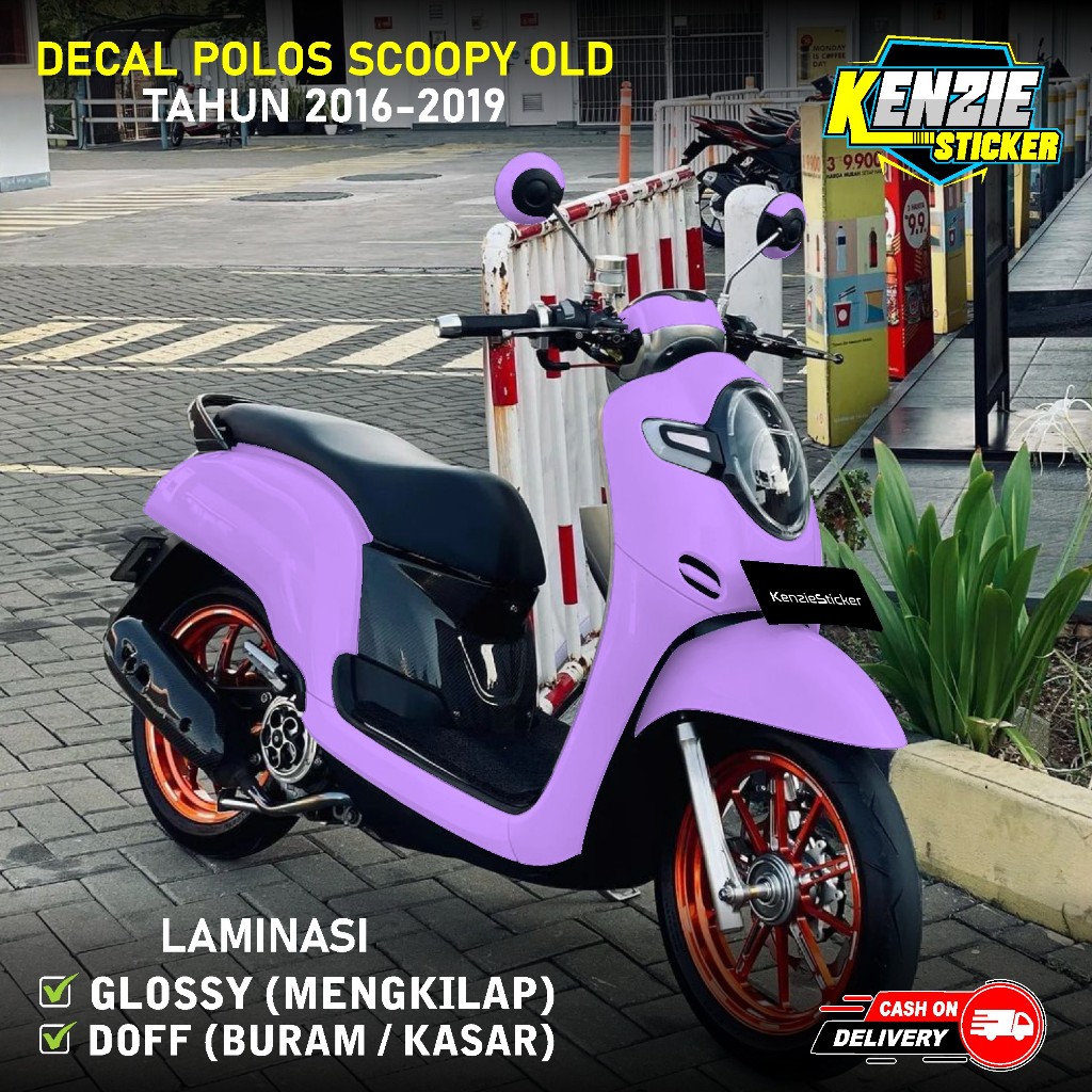 (COD) Decal Stiker Scoopy Fi 2017 2018 2019 Full body Variasi Desain Scoopy Fi old Polos KZ 01