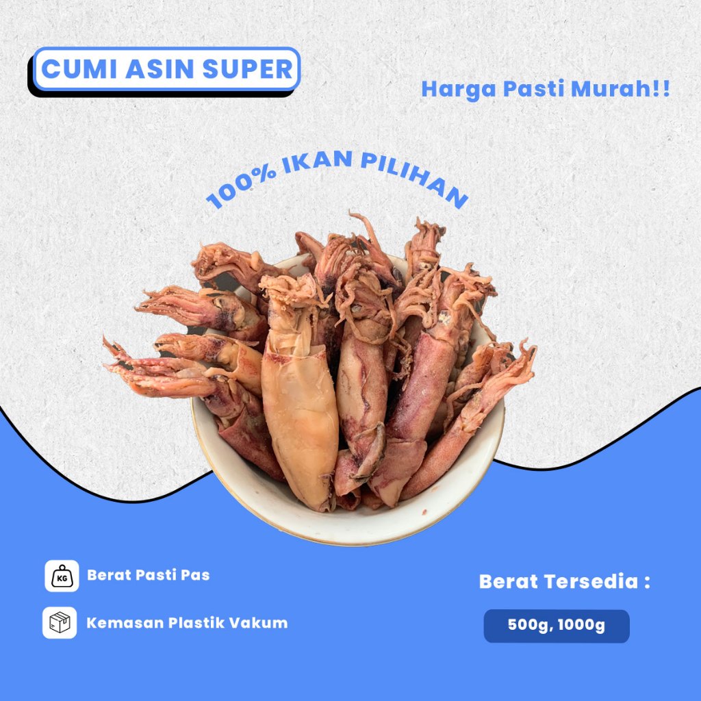 

Cumi Asin Super Kualitas Top Murah