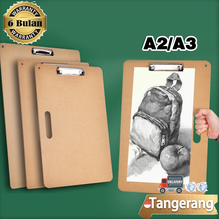 

A2A3 Sketch Board Wooden Painting Sketchboard Papan Gambar Kayu Drawing Board KODE Z2Y6