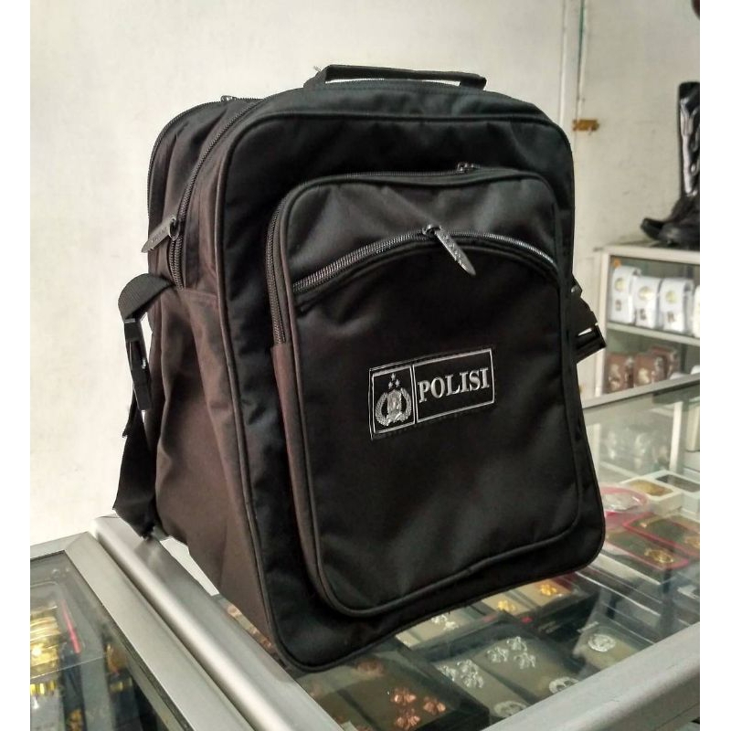 Tas Slempang Pet ( MERK KARSTEK) || Tas pet Polisi || Kantong Tas Serba guna Polisi || Tas kotak