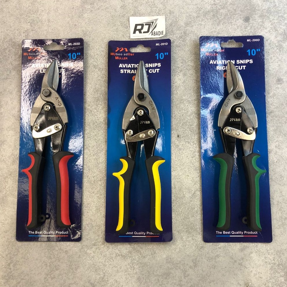 

Gunting Seng Holo Galvalum Baja Ringan Aviation Snip Muller Lurus Bengkok 1 Inch KODE G9E5