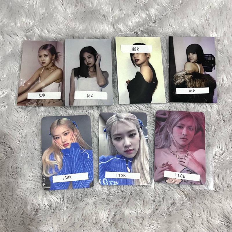 BLACKPINK bp pc photocard jennie rose lisa