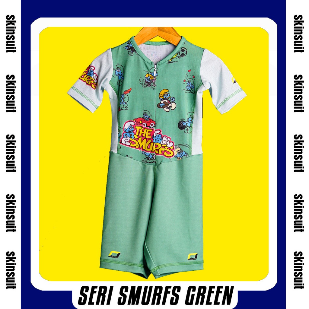 Skinsuit Sepatu Roda Anak Inlineskate Jersey Olahraga Power Apparel