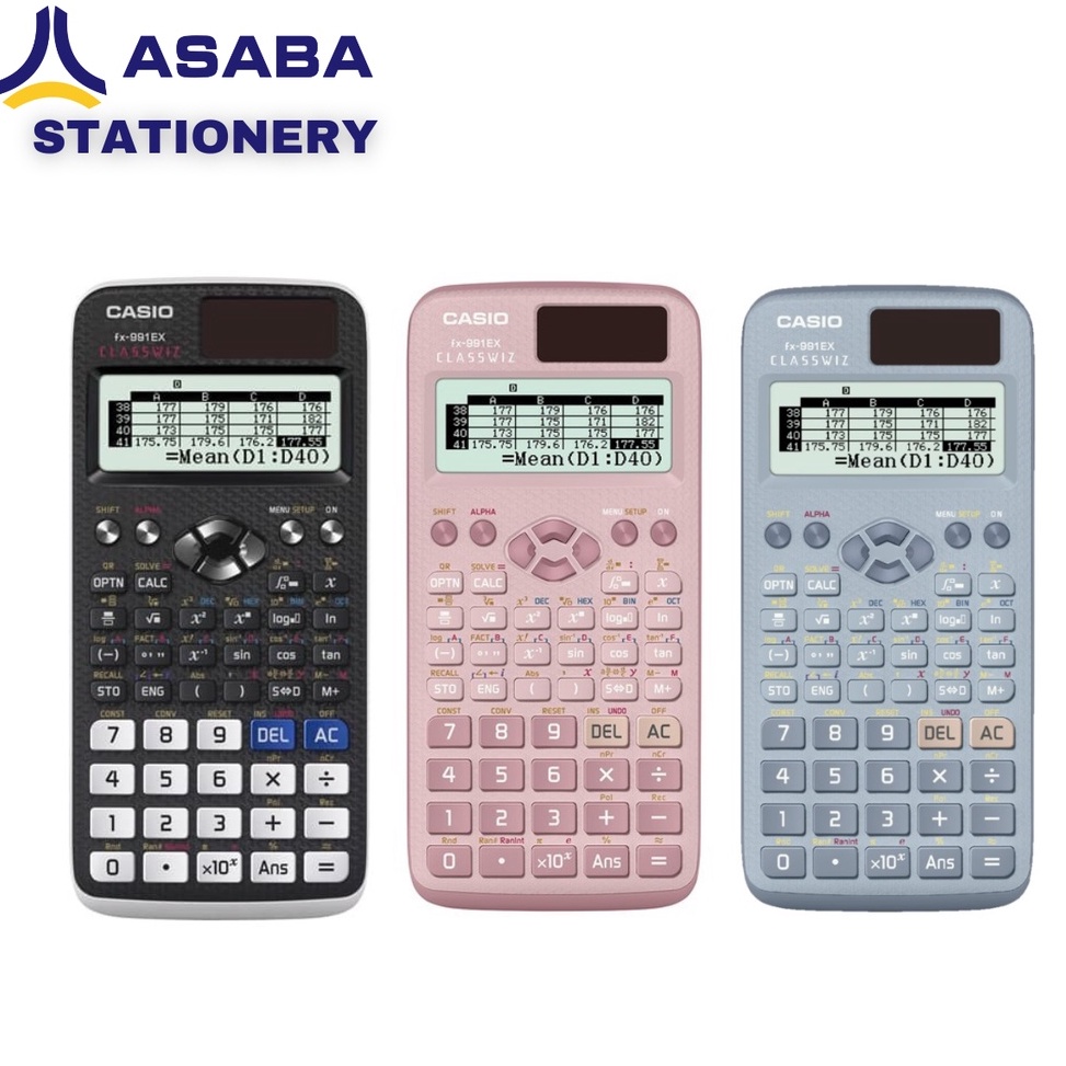 

Asaba Stationery Kalkulator SekolahKuliah Casio FX991EX KODE J2R5