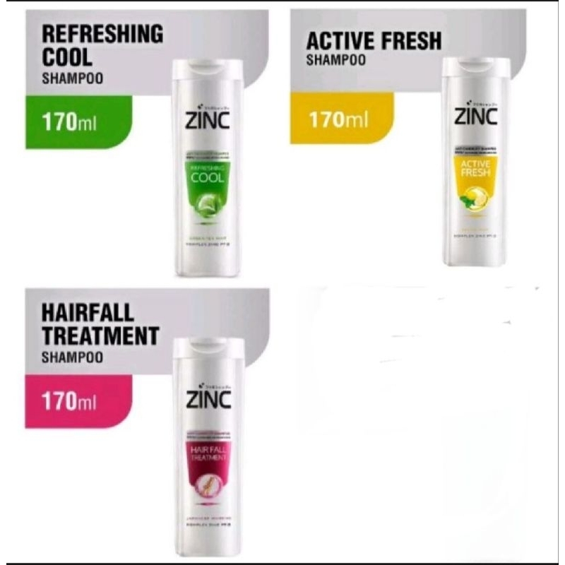 Shampo zinc 170ml/zinc sampo botol 170ml/sampo zinc antiketombe 170ml
