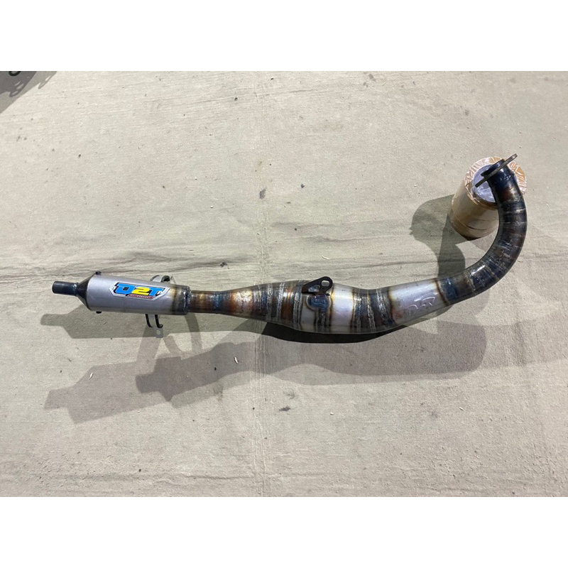 Knalpot D2T Rxking Kolong Telo 3v3 Full Plat Original Jogja