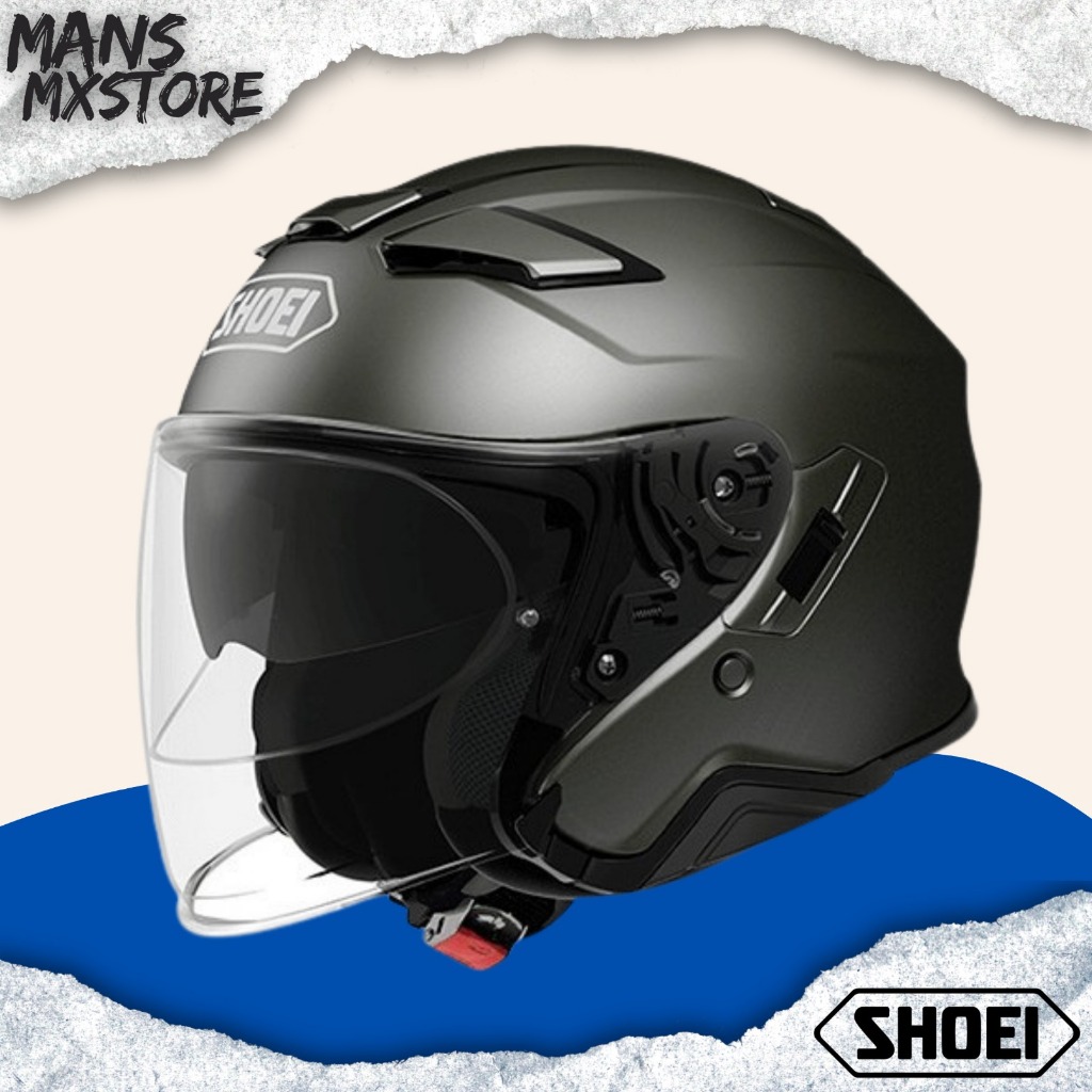 HELM SHOEI J CRUISE 2 J-CRUISE II ANTHRACITE METALLIC SNI HELMET SHOEI J-CRUISE II