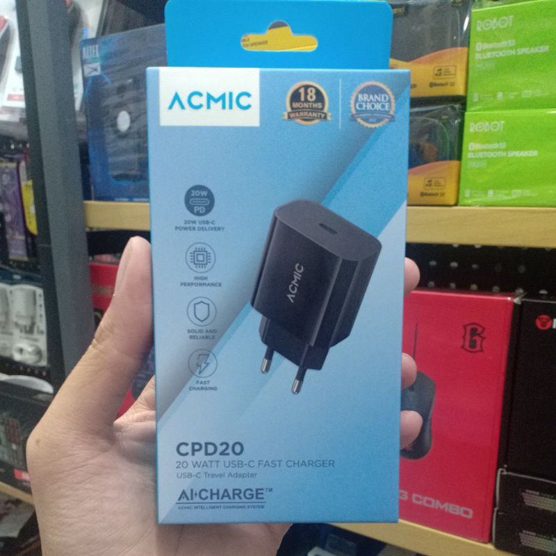 adaptor charger acmic CPD20 20w USB-C fast charger