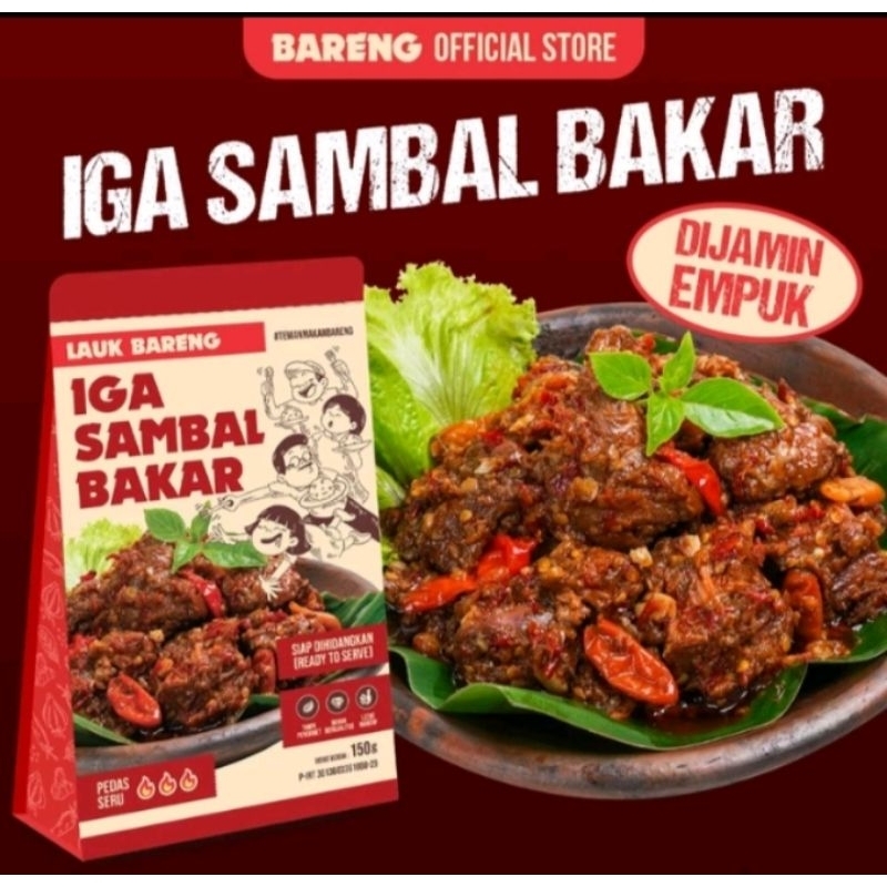 

IGA SAMBAL BAKAR LAUK BARENG siap saji halal