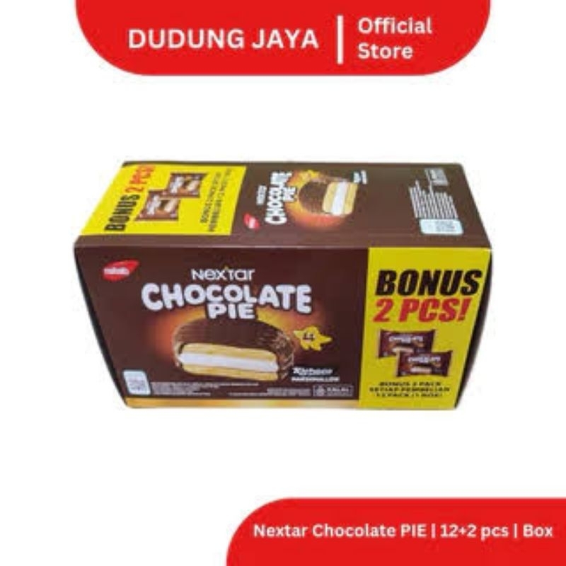 

NEXTAR CHOCOLATE CHOCOPIE NETTO 28 GR X 12 PCS BONUS 2 PCS