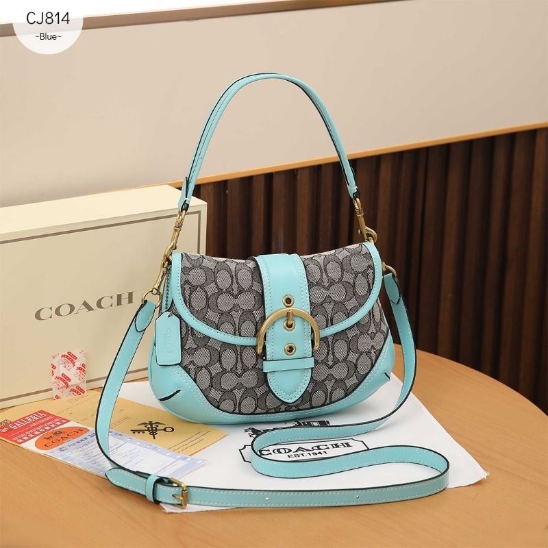 Coach Soho Bag in Signature Jacquard #CJ814*