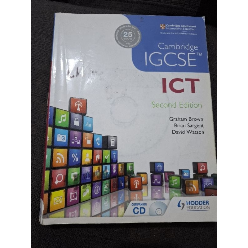 

ICT Cambridge IGCSE Second Edition Graham Brown Brian Sargent Preloved