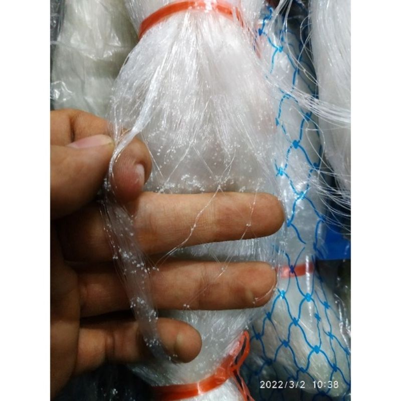 Pukat Ikan/Jaring Ikan Cap Kepiting TATE 0.15 x 100 mata x 100 yard