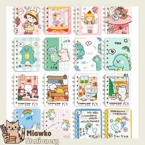 

Notebook A7 Buku Kecil / Pocket / Buku Diary Kecil Catatan Sekolah Lucu Aesthetic